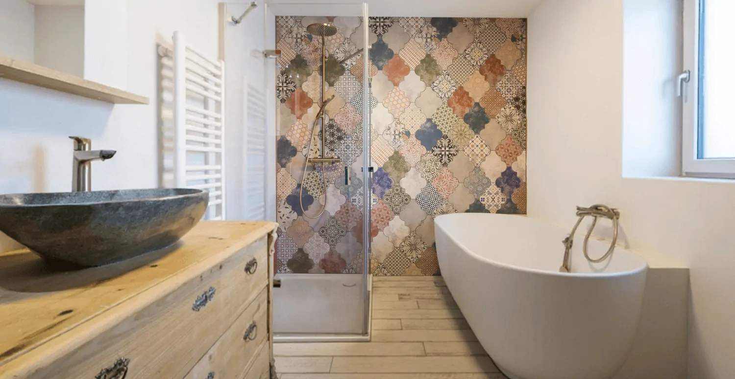 Badezimmer EG-Visualisierung