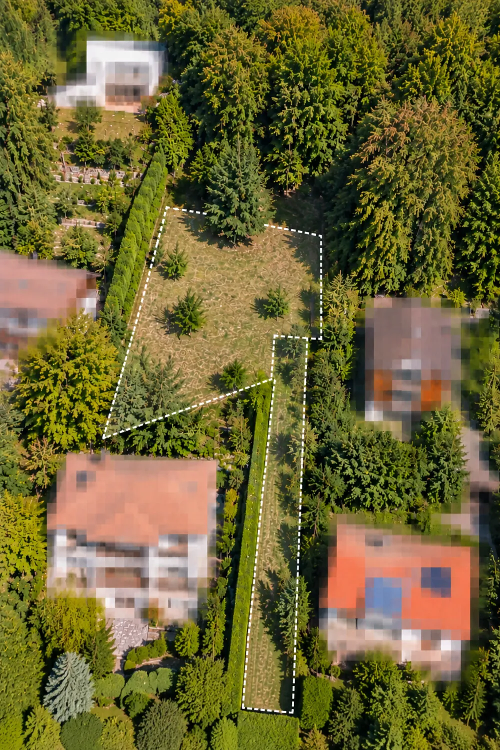 Visualisierte Grundstücksgrenzen