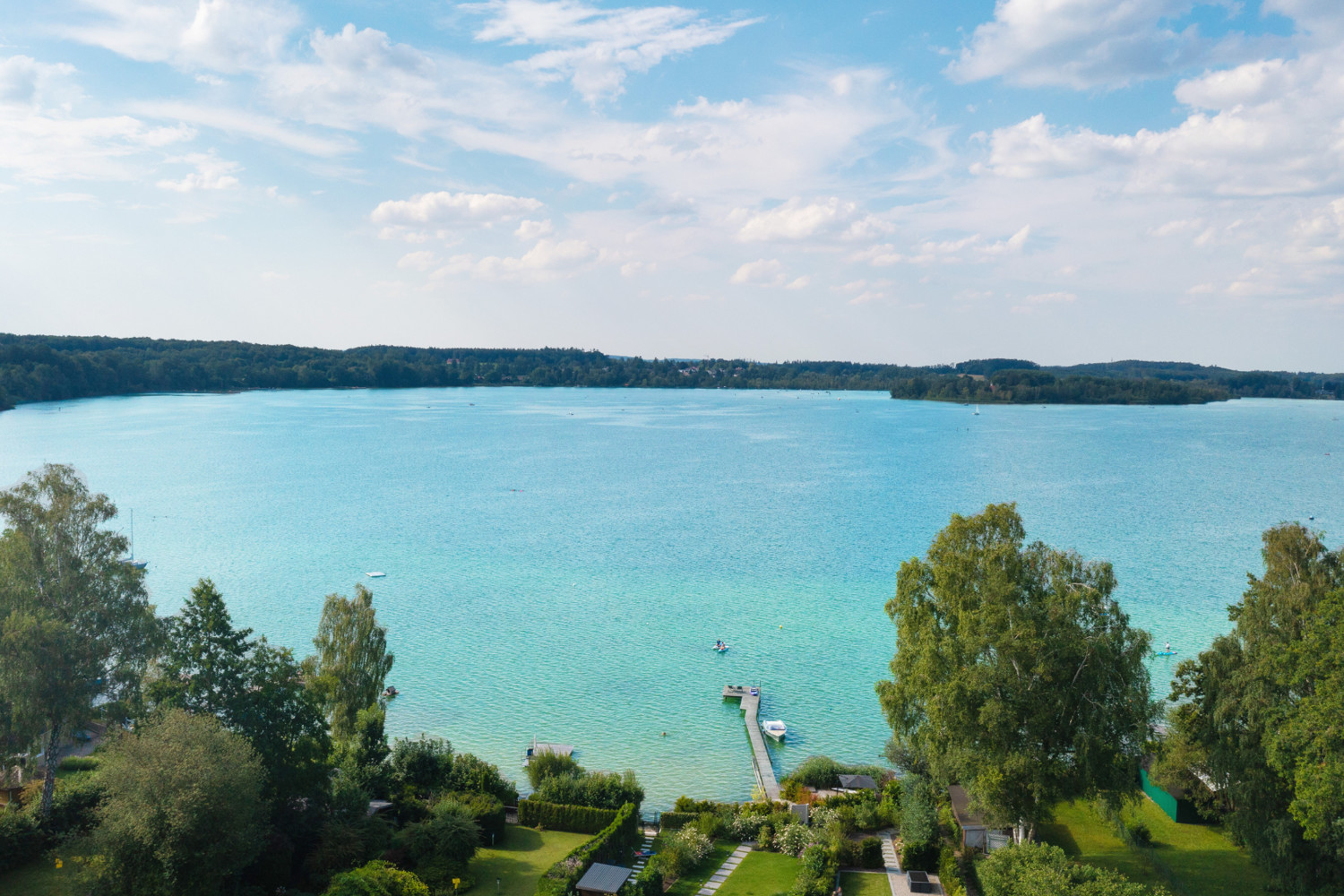 Gelebte Nachhaltigkeit und Privatsphäre fußläufig zum See.
