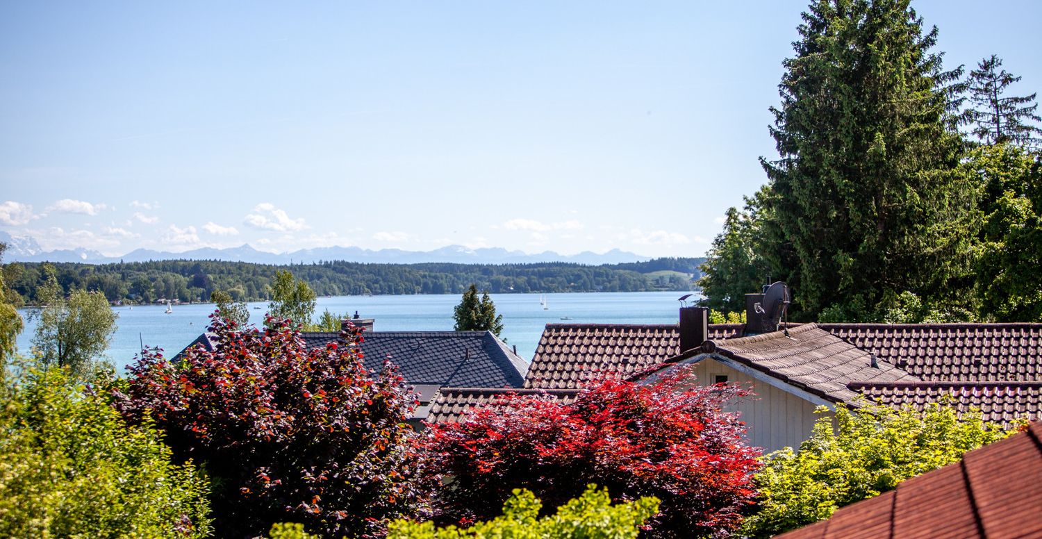 Blick aus dem Arbeitszimmer