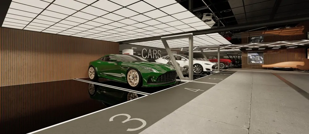 Tiefgarage mit 8 Stellplätzen