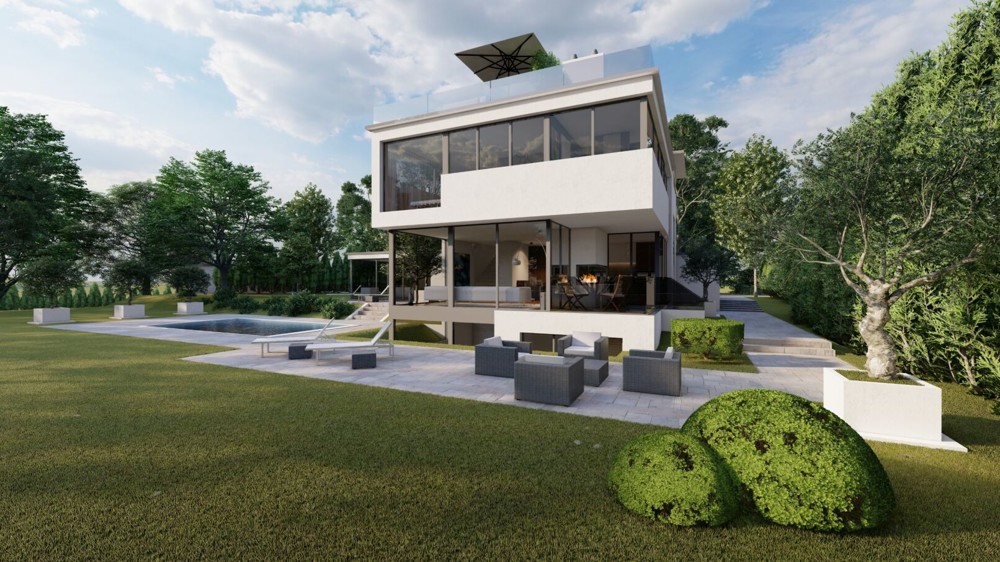 Moderne Design Villa in exklusiver Umgebung