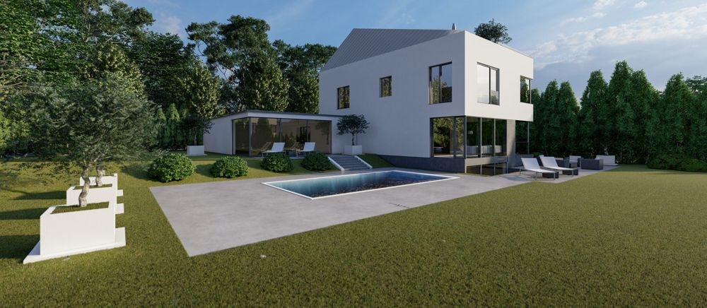 Garten mit Pool