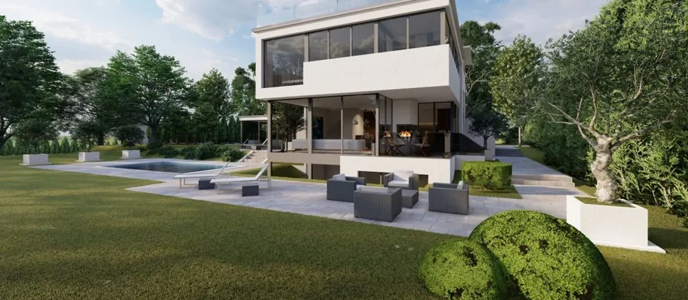 Moderne Design Villa in exklusiver Umgebung