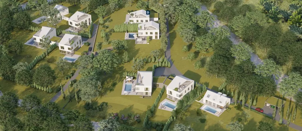 Moderne Design Villa in exklusiver Umgebung