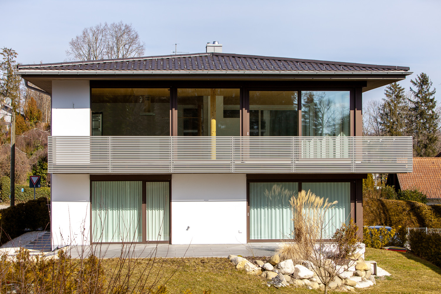 Architektenvilla mit See- und Alpenblick