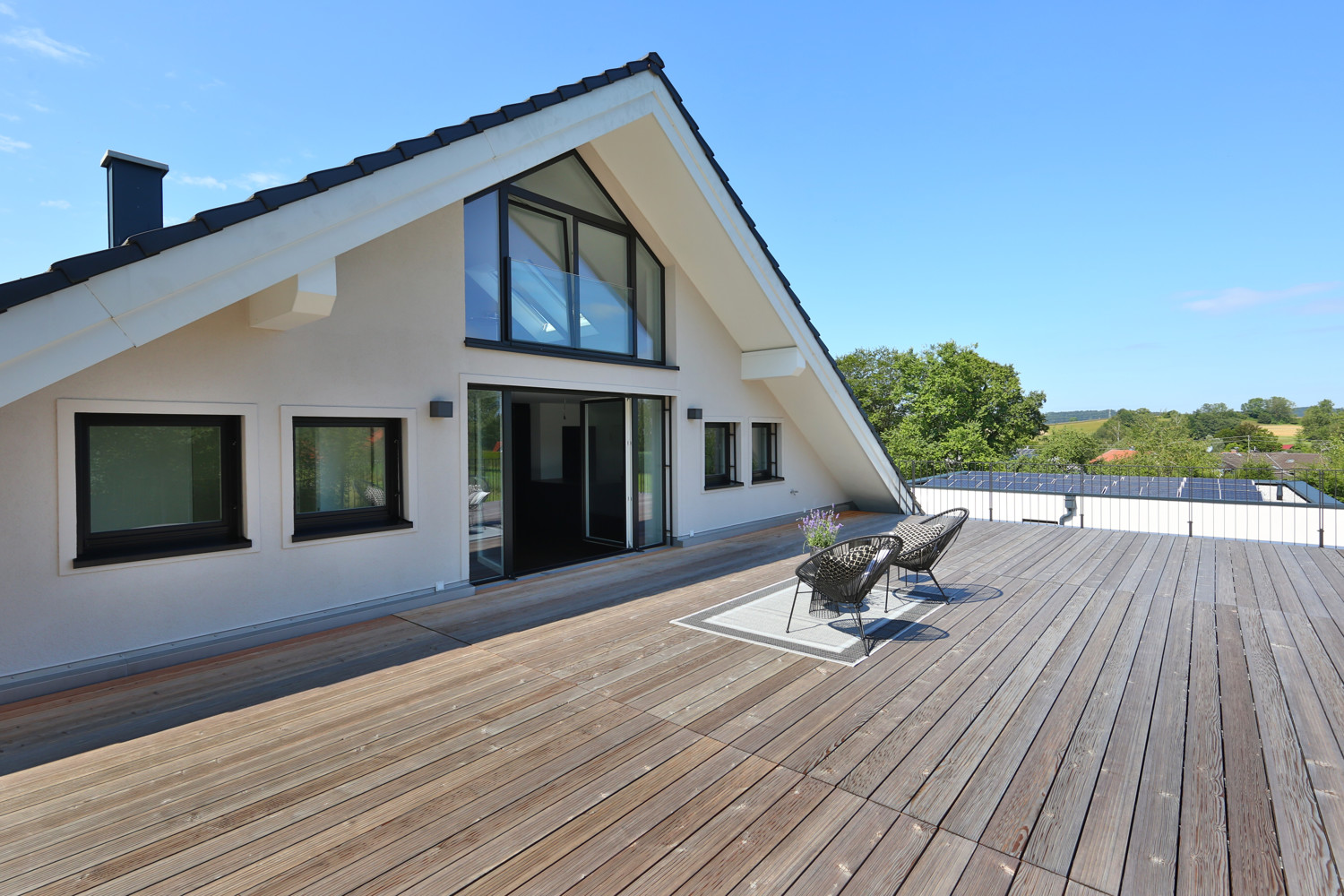 grandiöse Dachterrasse