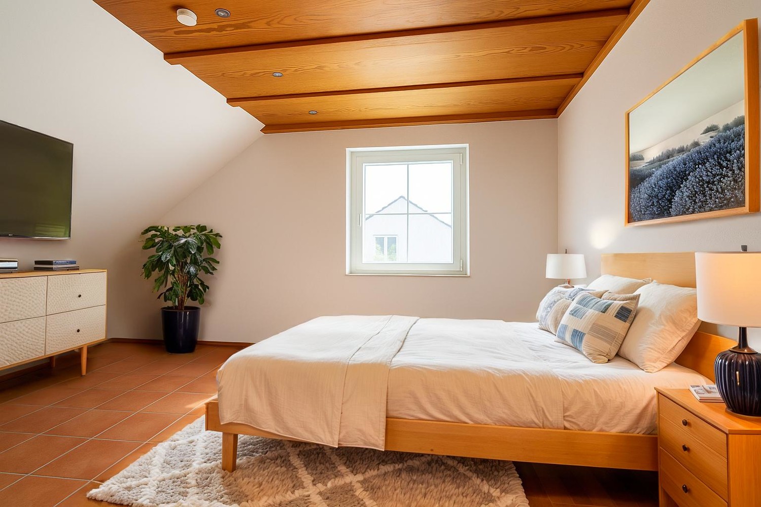 Schlafzimmer mit KI