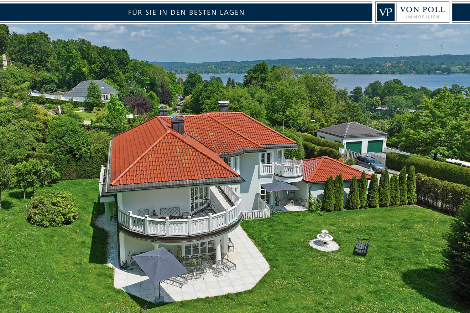 Stilvoller Luxus in absoluter Ruhelage mit Seeblick