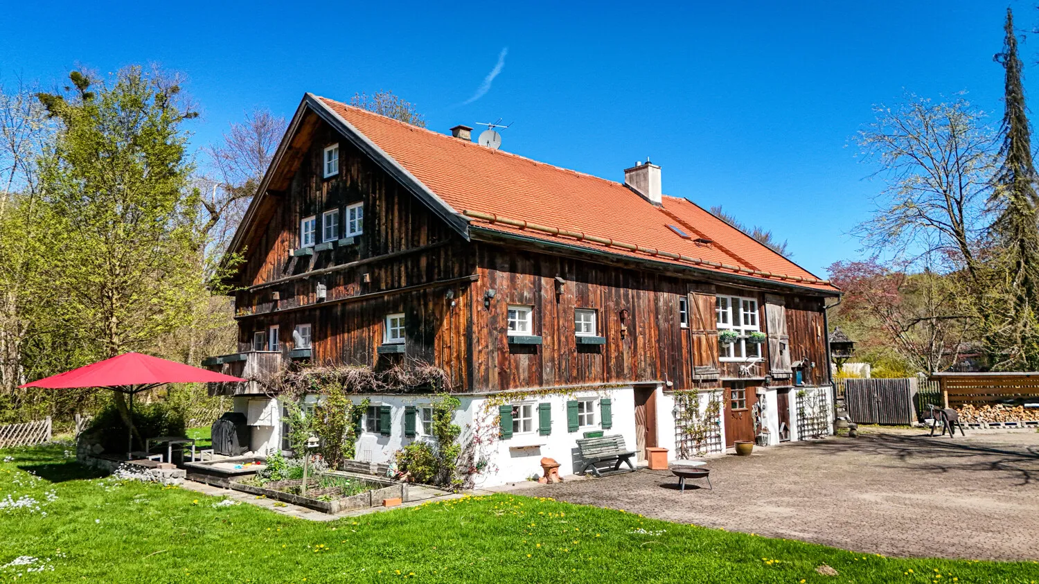 Blick auf Bachweberhäusl