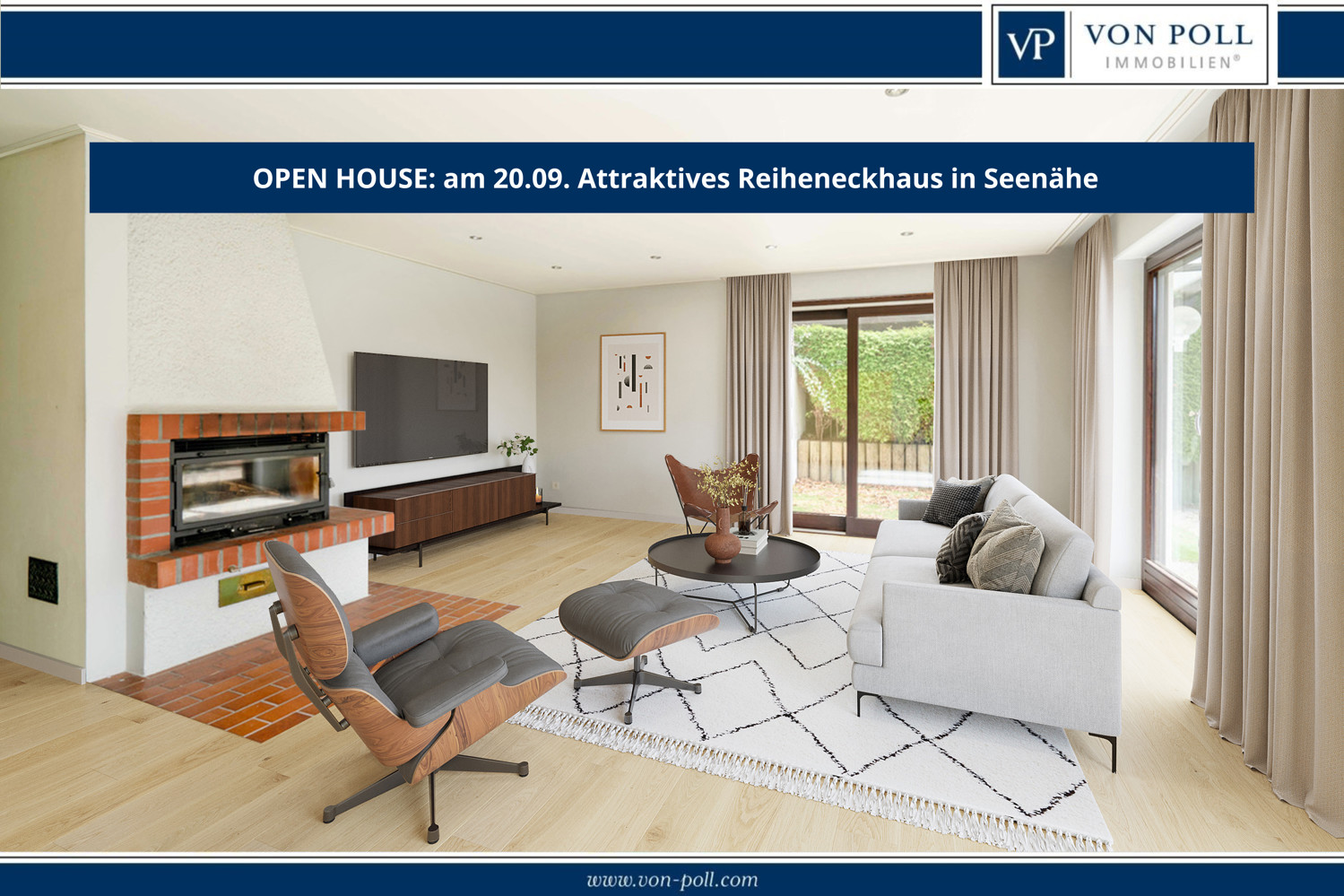 20.09. OPEN HOUSE: Attraktives Reiheneckhaus in Seenähe