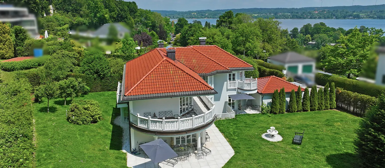 Stilvoller Luxus in absoluter Ruhelage mit Seeblick