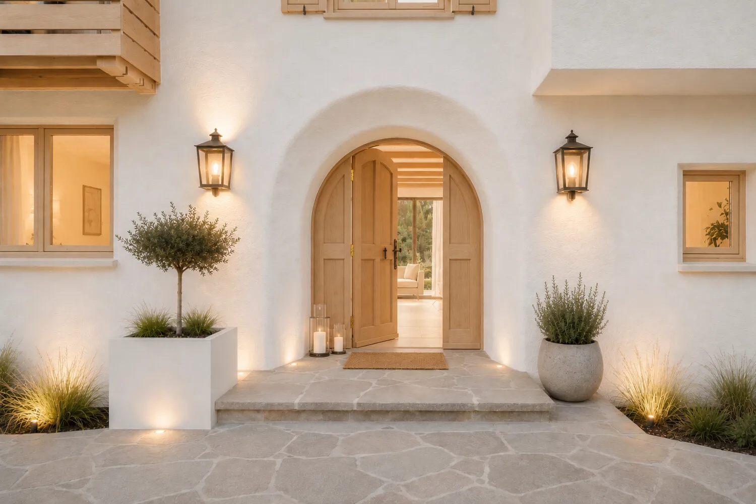 Privater Eingang mit Stil, Charme und Ausblick Impression