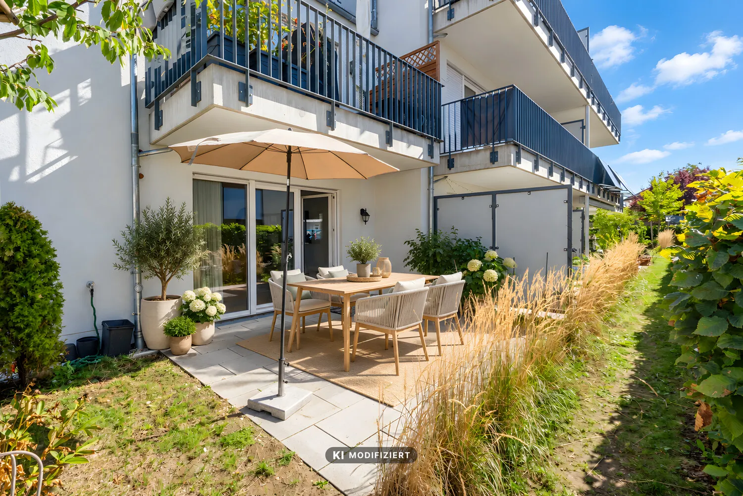 Visualisierte Terrasse