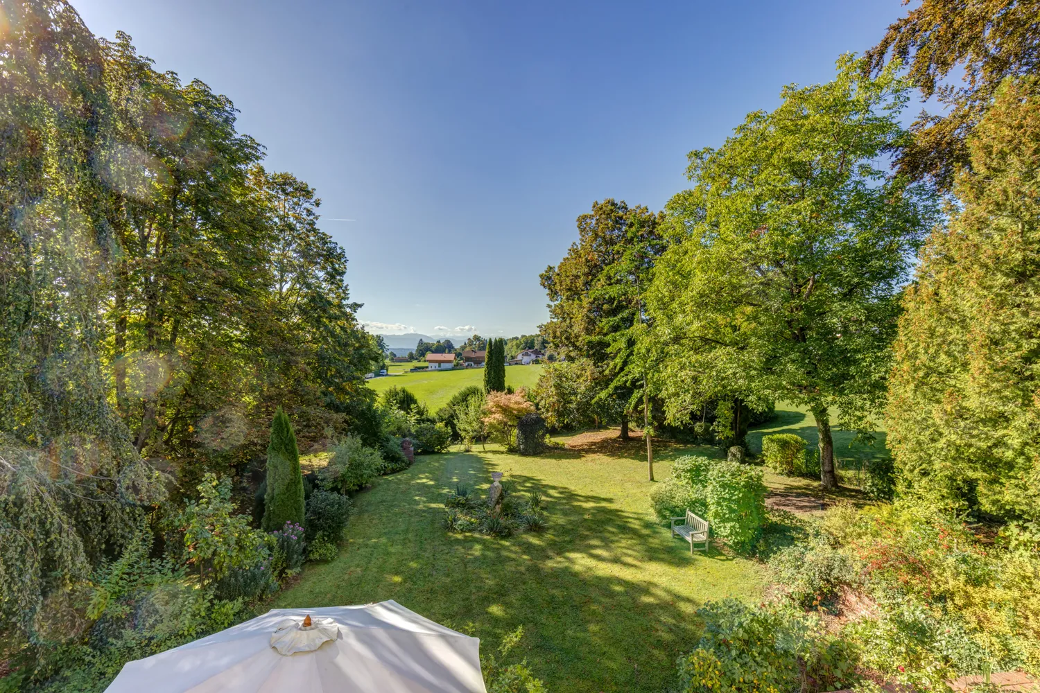 Ausblick von der Terrasse