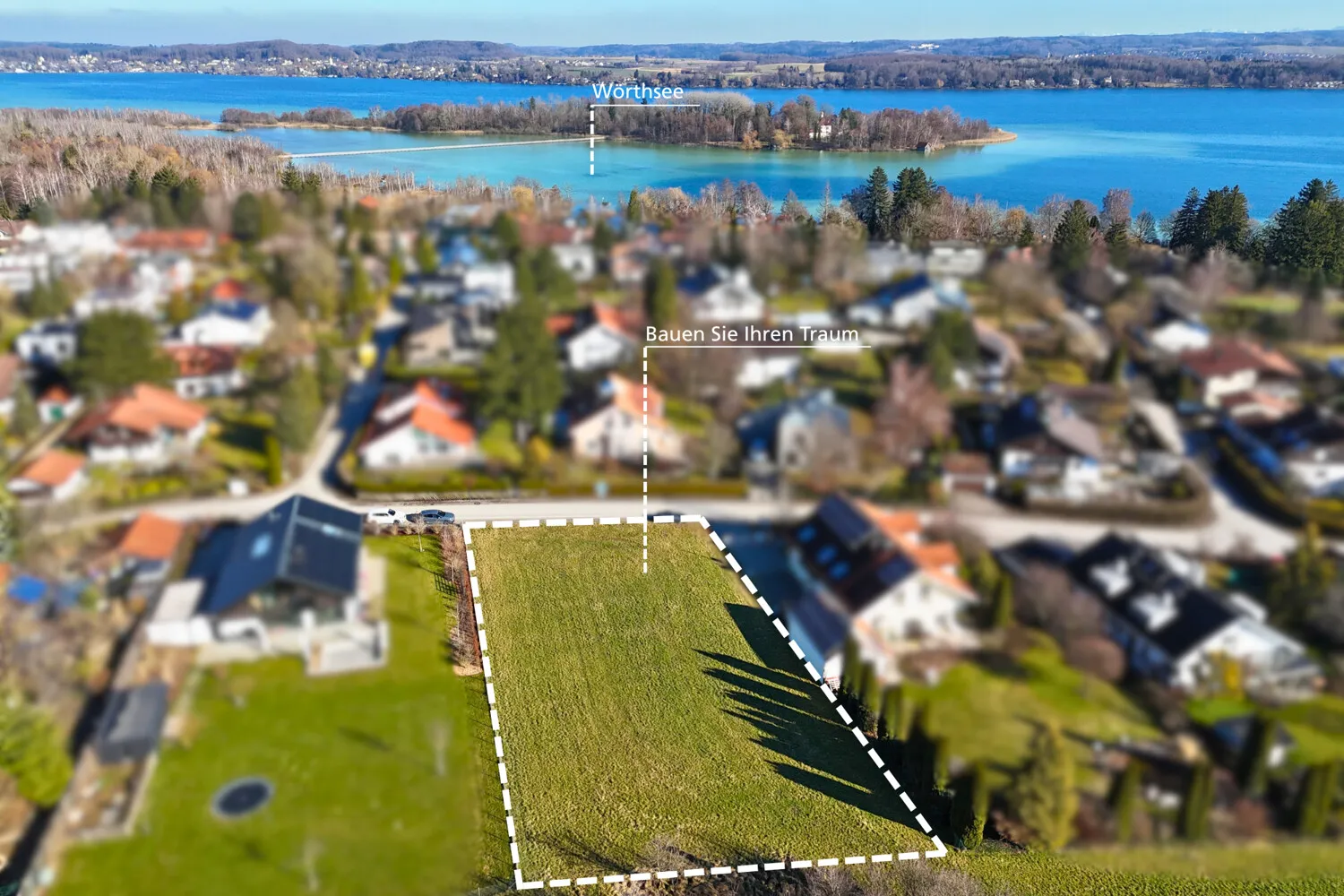 Ansicht Grundstück von oben
