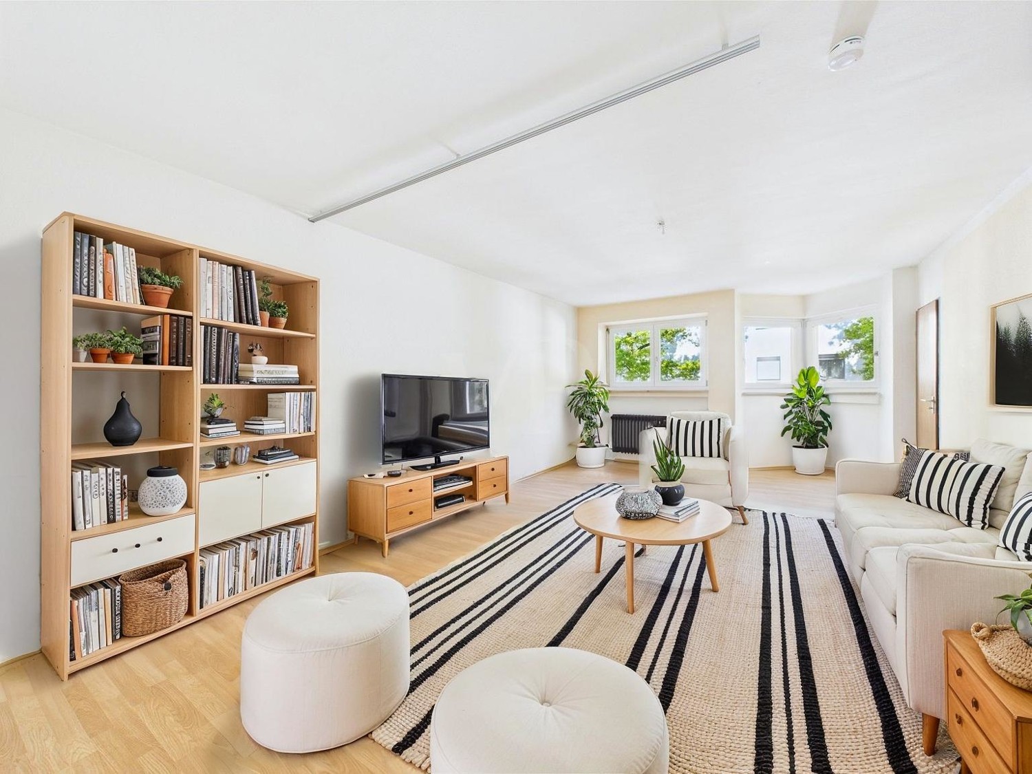 Wohnzimmer KI generiert
