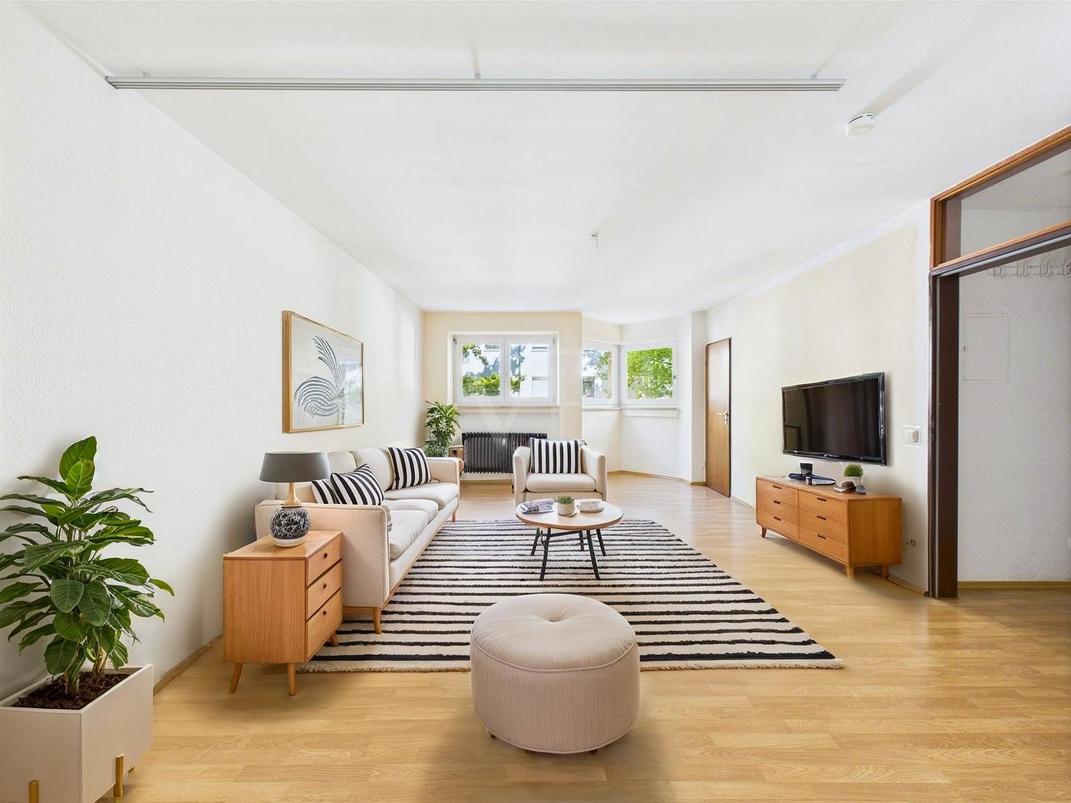 Wohnzimmer KI generiert