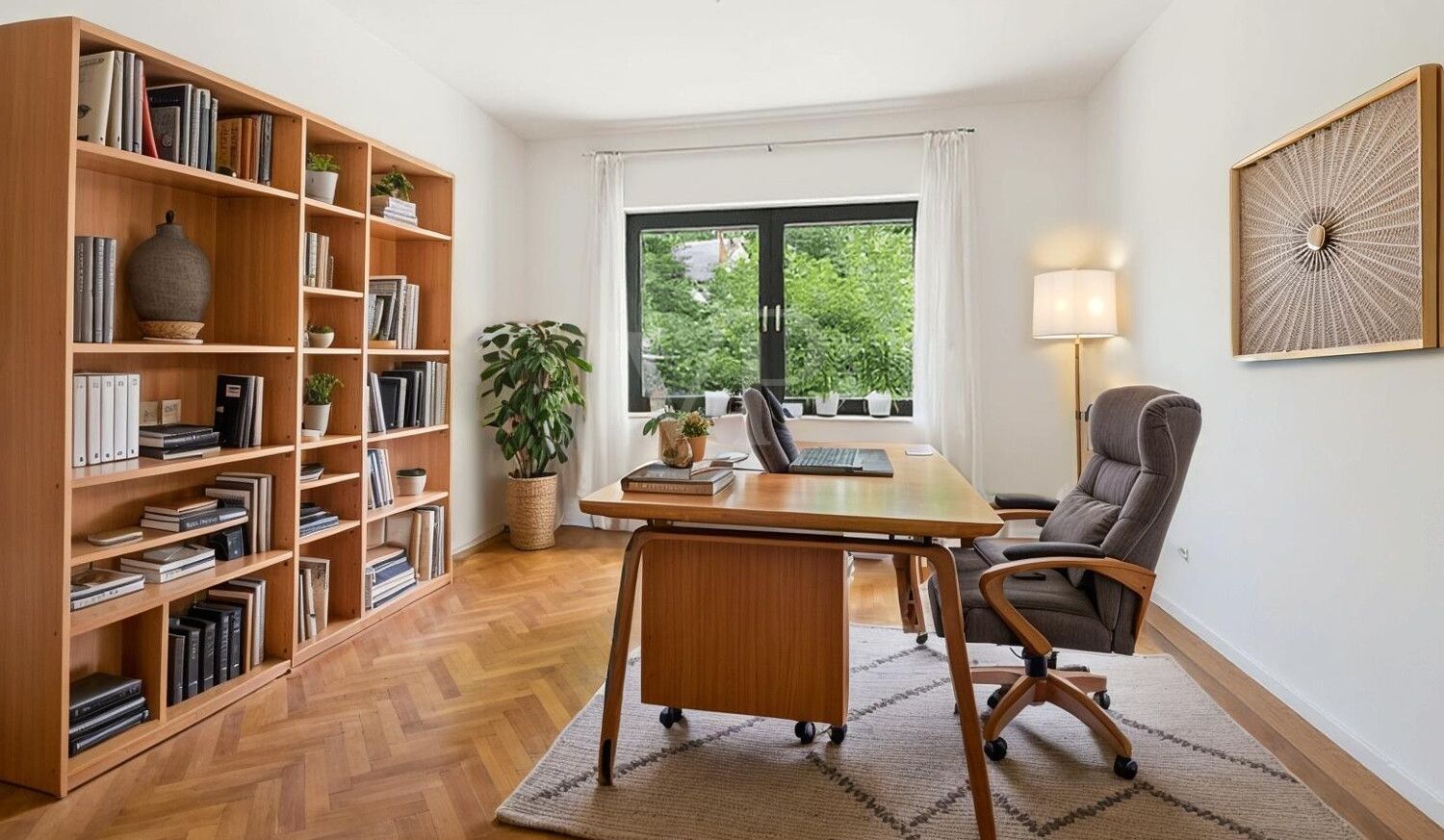 Büro (EG) (KI generiert)
