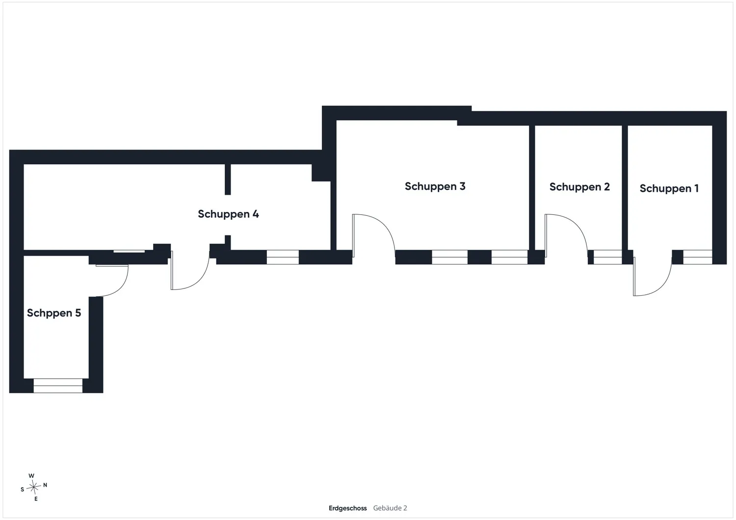 Grundriss Schuppen