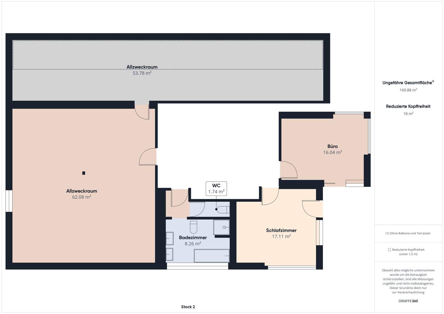 Grundriss Dachgeschoss