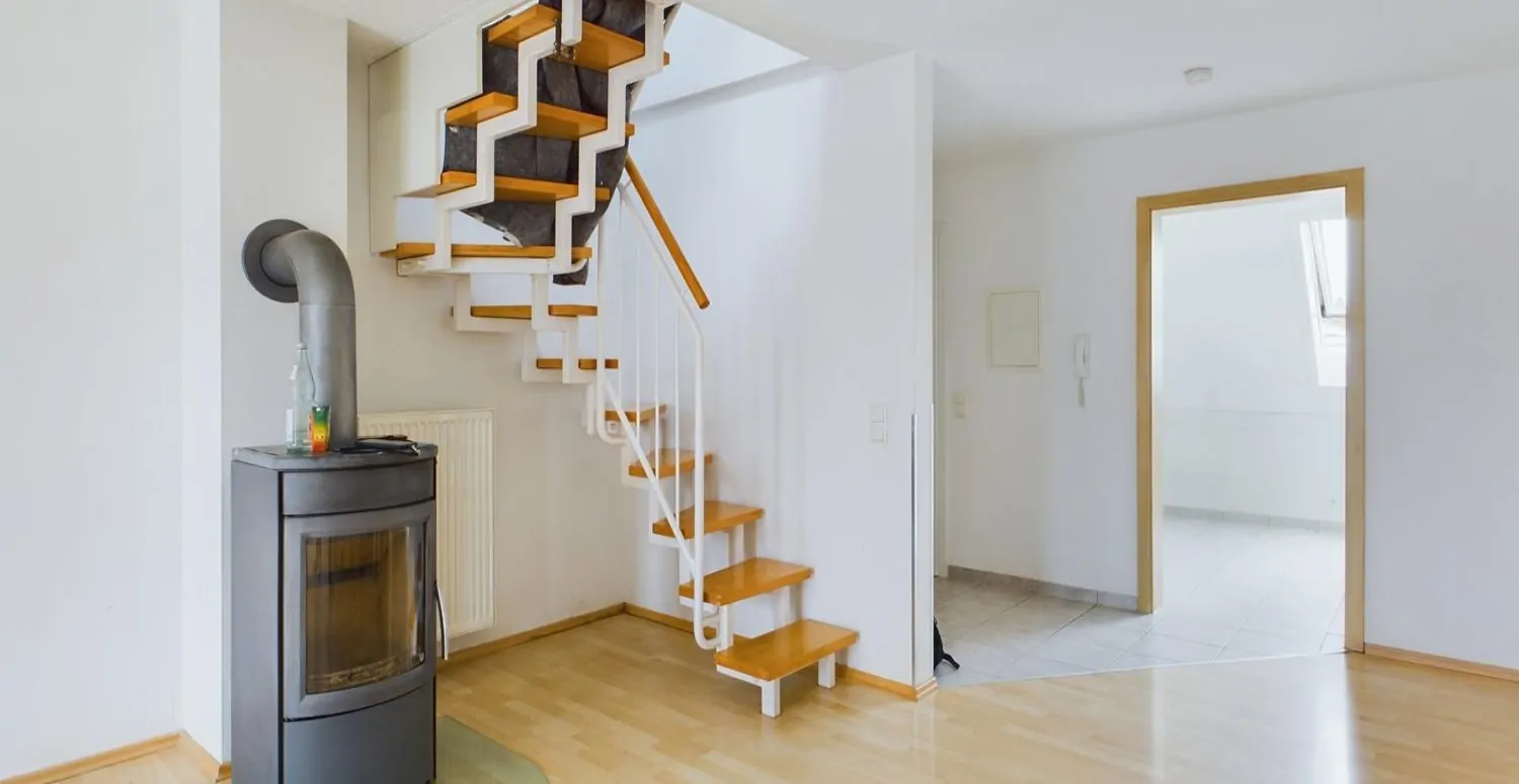 Schöne Maisonette-Wohnung mit Balkon in sehr ruhiger Lage