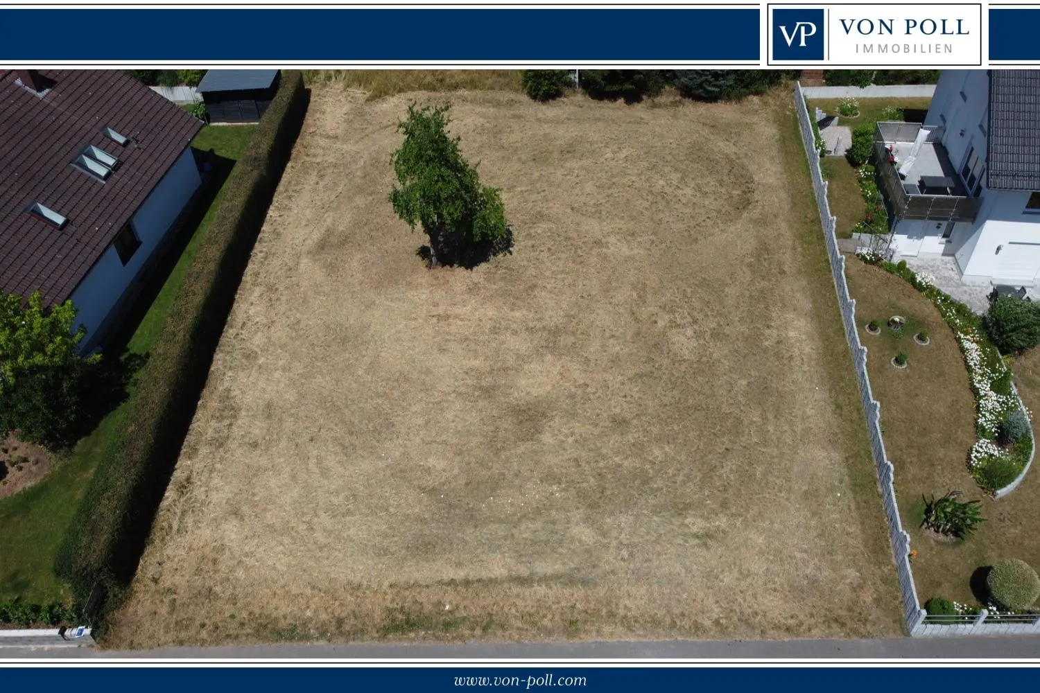 Your building plot with a future – a spacious plot in a sought-after south-facing location in Bischberg, district of Trosdorf.