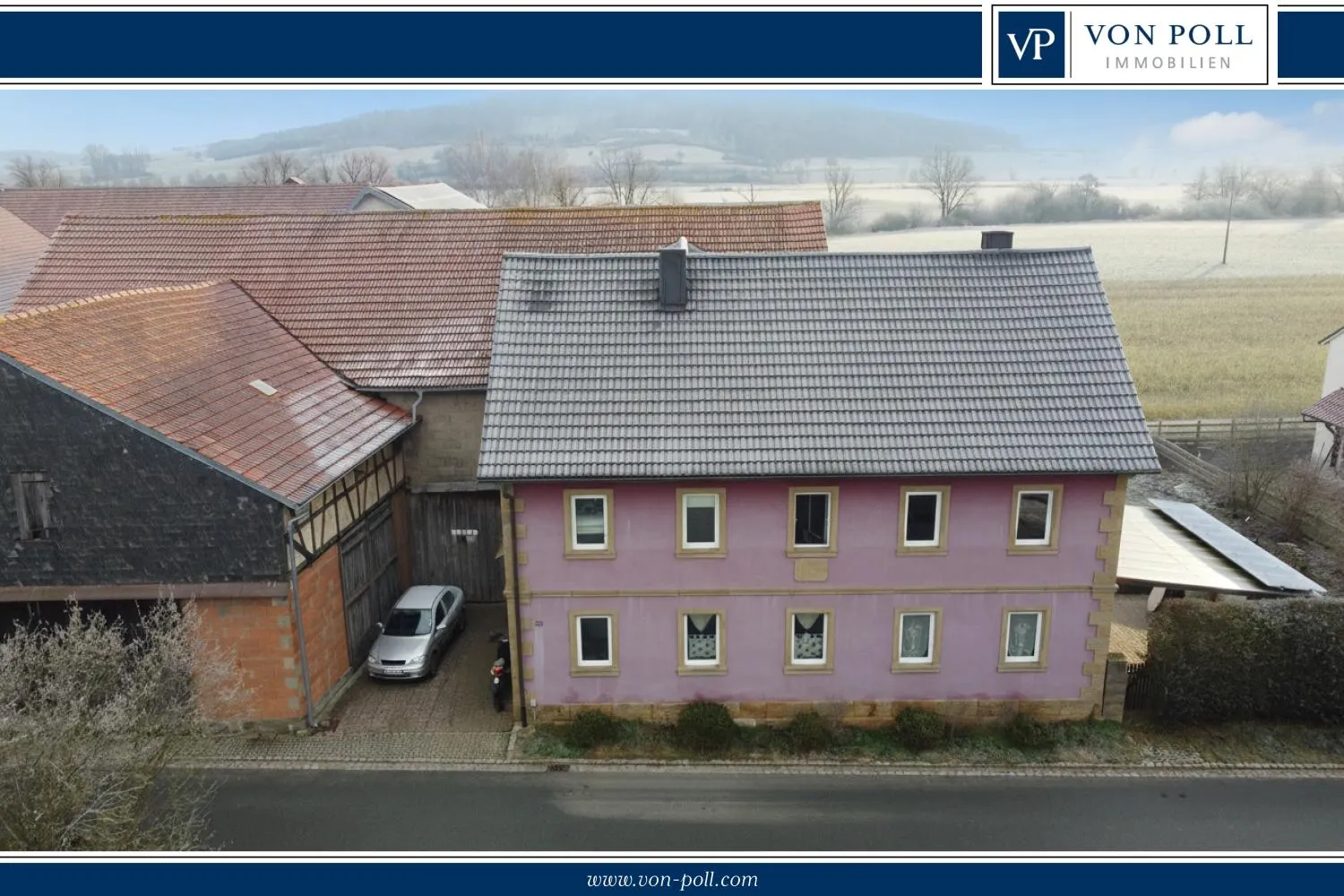 Ländliches Anwesen ideal für Pferdehaltung – mit Wiese und Stall