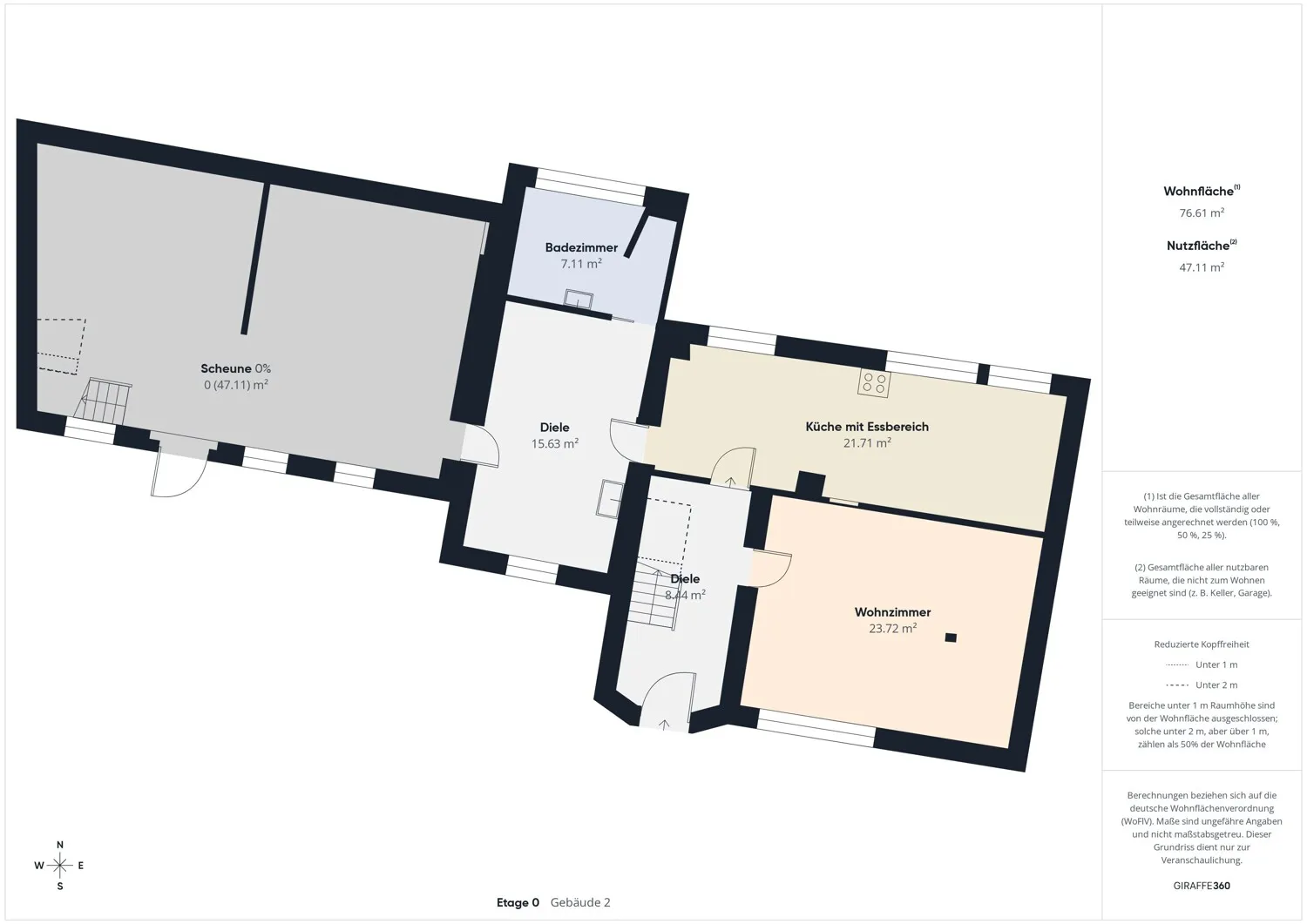 Grundriss Wohnhaus EG