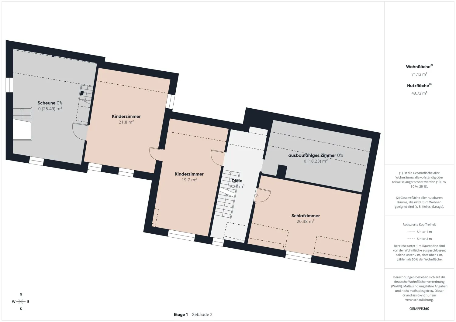Grundriss Wohnhaus OG