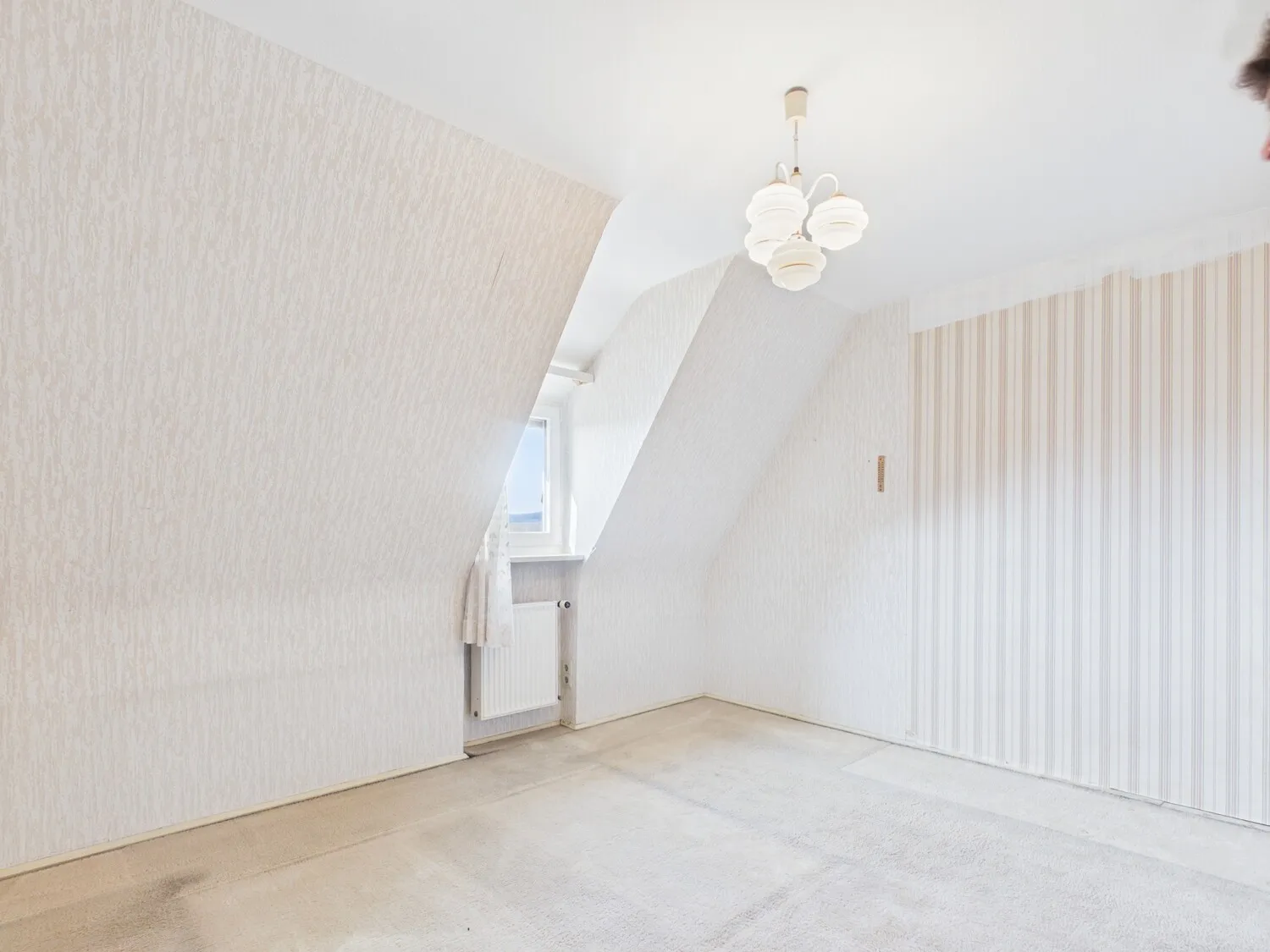 Schlafzimmer leer