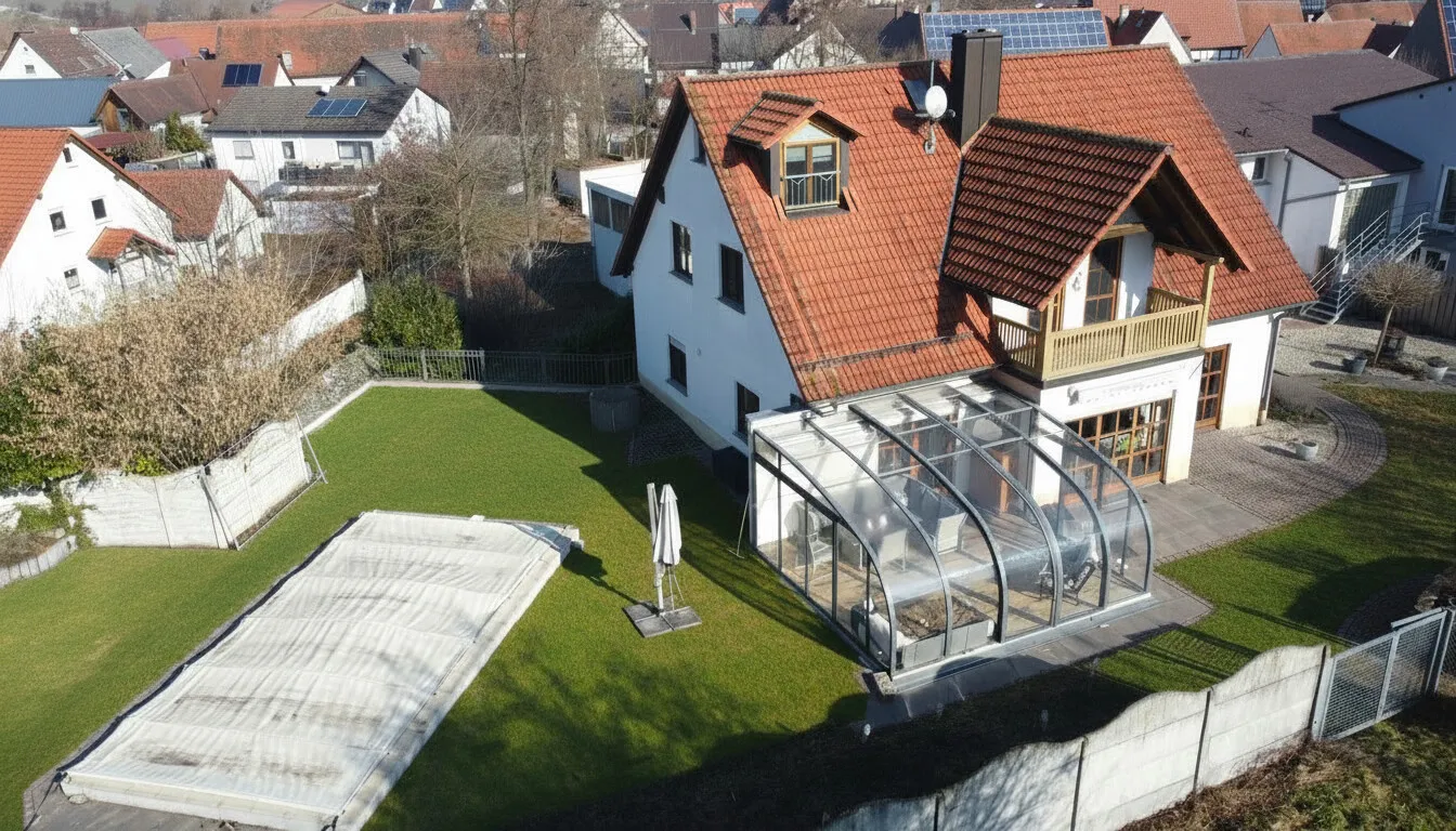 Außenansicht Pool