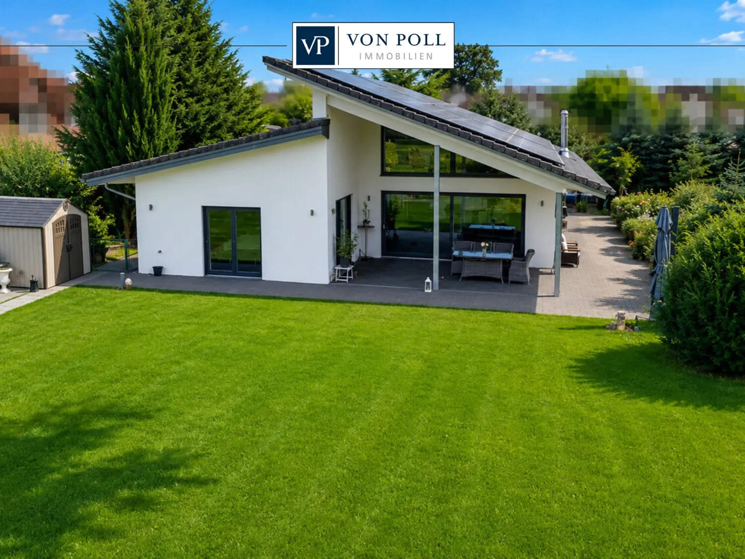 Luxuriöser Bungalow mit Weitblick und Gartenparadies in ruhiger Lage in Pommersfelden