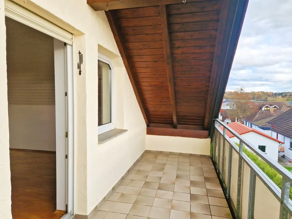 Überdachter  Balkon