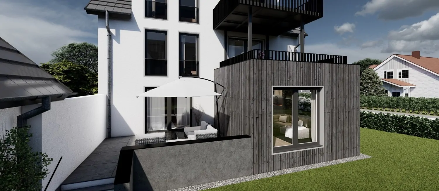 Gartenansicht Südseite