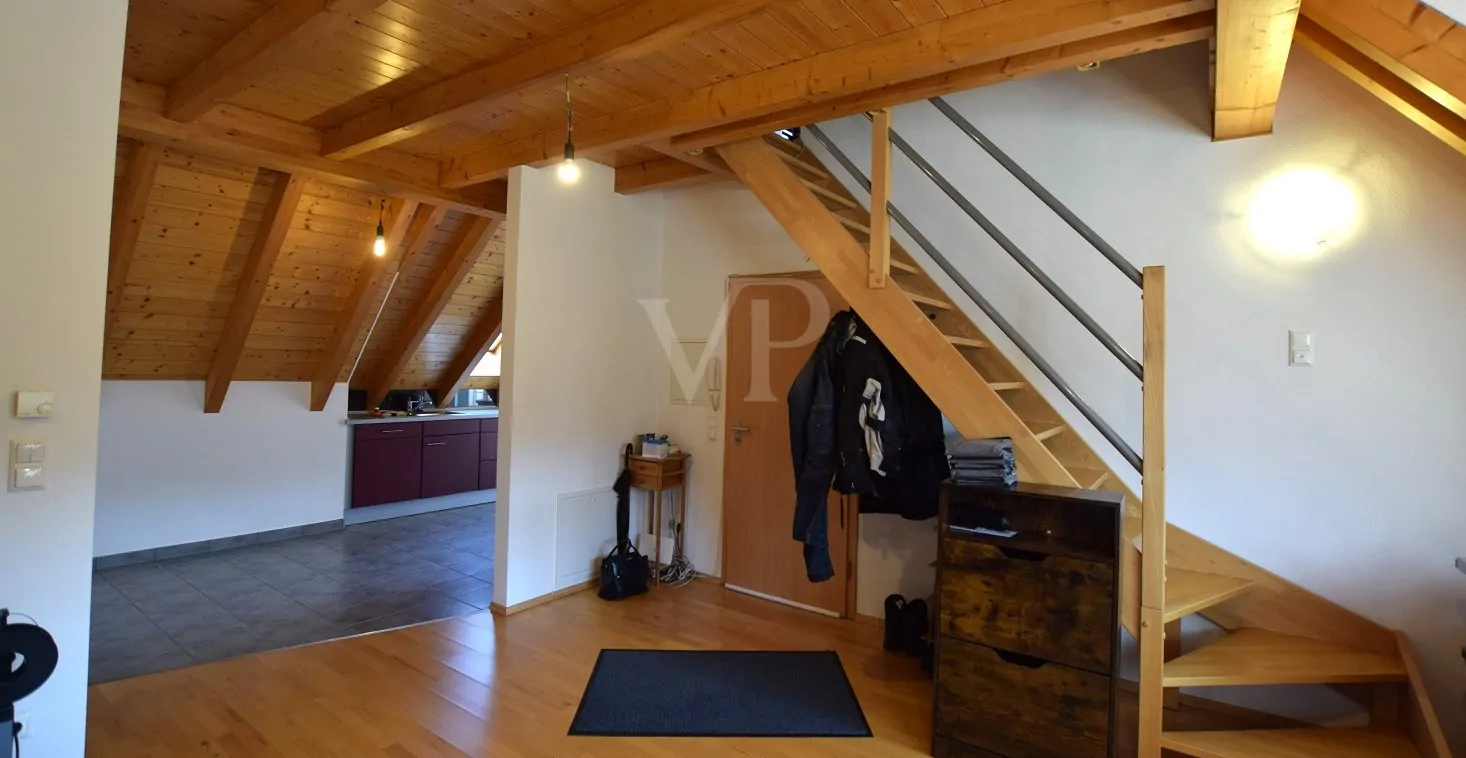 Wohnen DG, Treppe Spitzboden