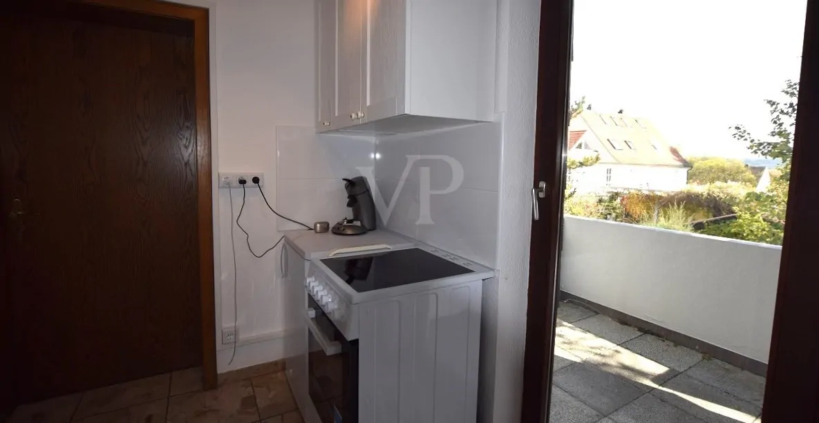 Gangküche Apartment + Balkonzugang