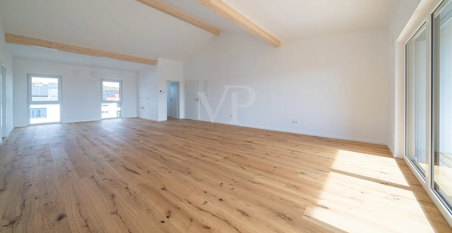 Wohn-/Ess- und Kochbereich