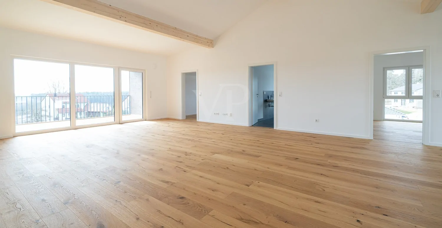 Wohn-/Ess- und Kochbereich