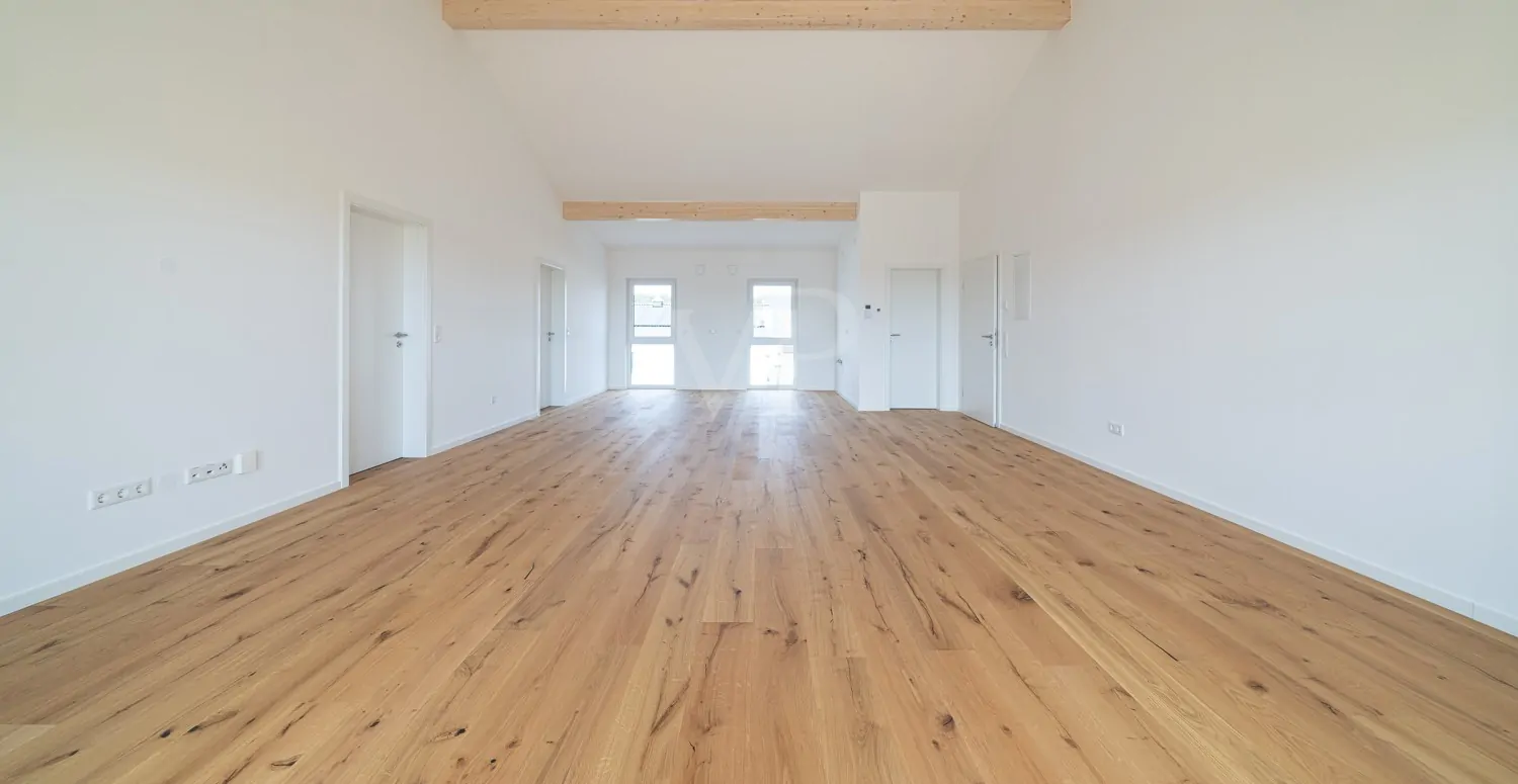 Wohn-/Ess- und Kochbereich