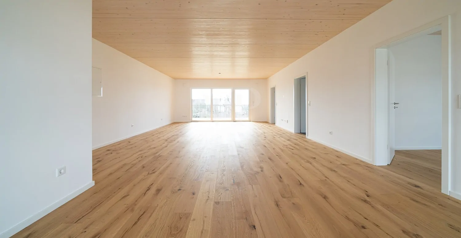 Wohn-/Ess- und Kochbereich