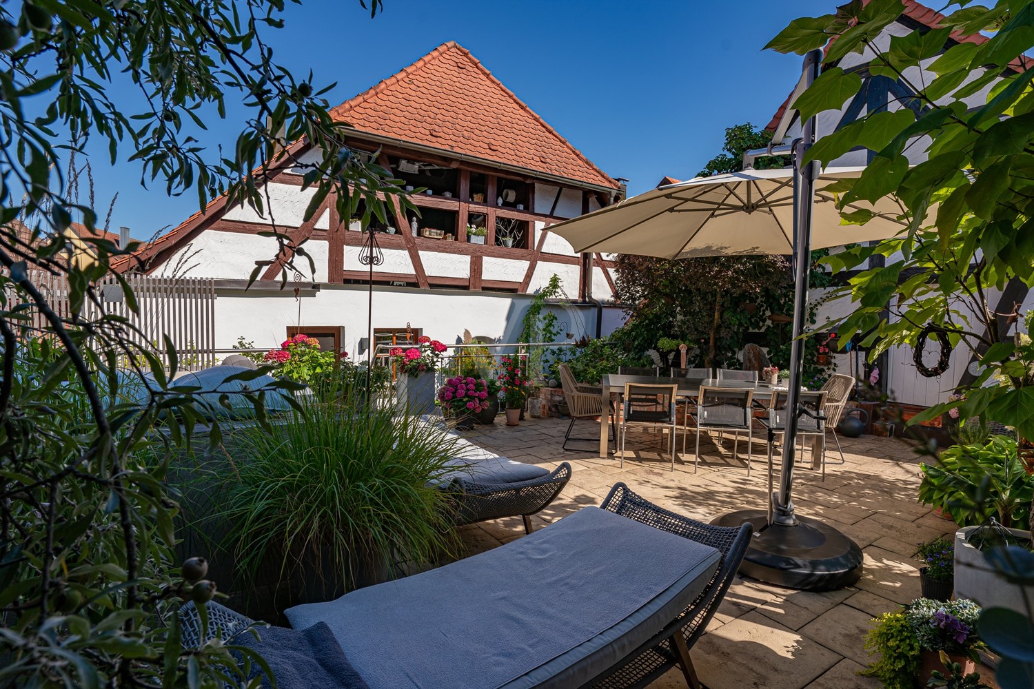 Dachterrasse / Hausansicht