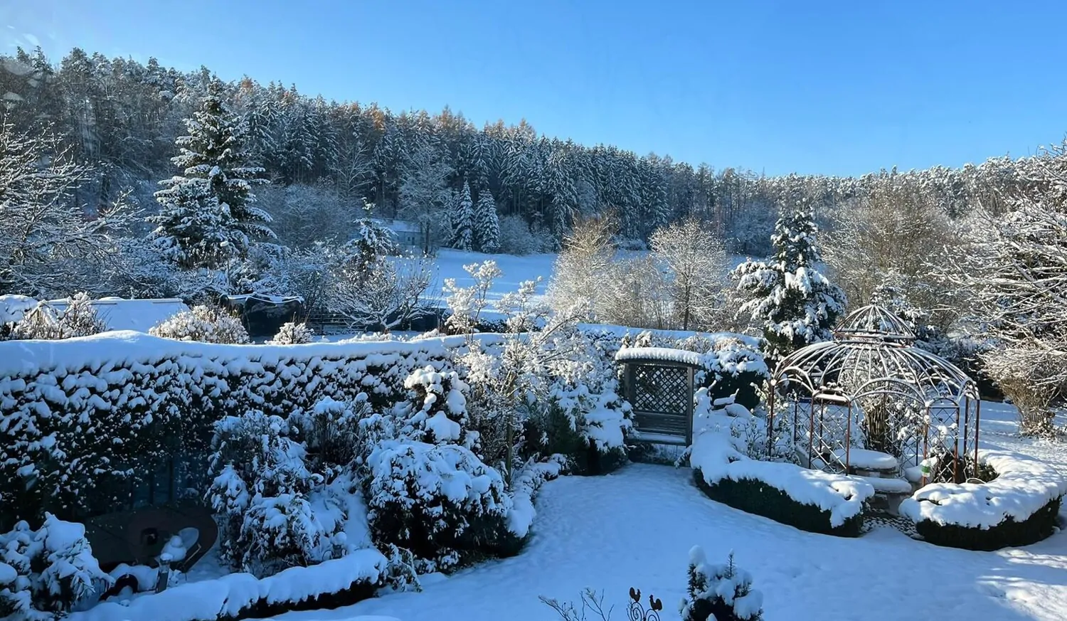 Winterstimmung Garten
