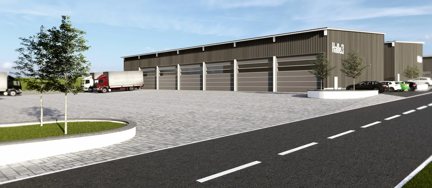 Repräsentative Gewerbehallen mit viel Fläche und einigen Highlights!