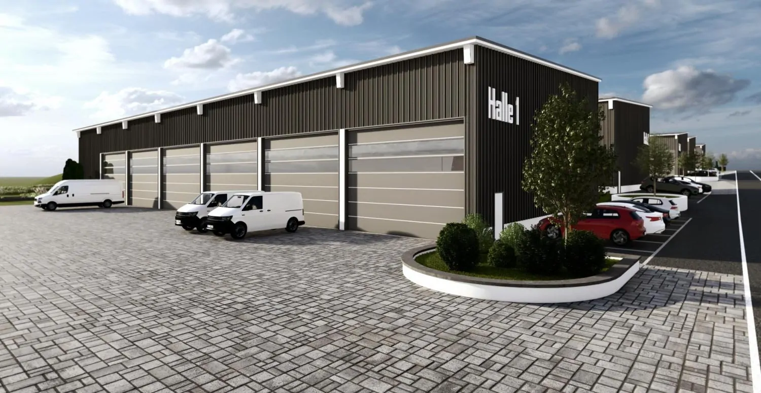 Repräsentative Gewerbehallen mit viel Fläche und einigen Highlights!