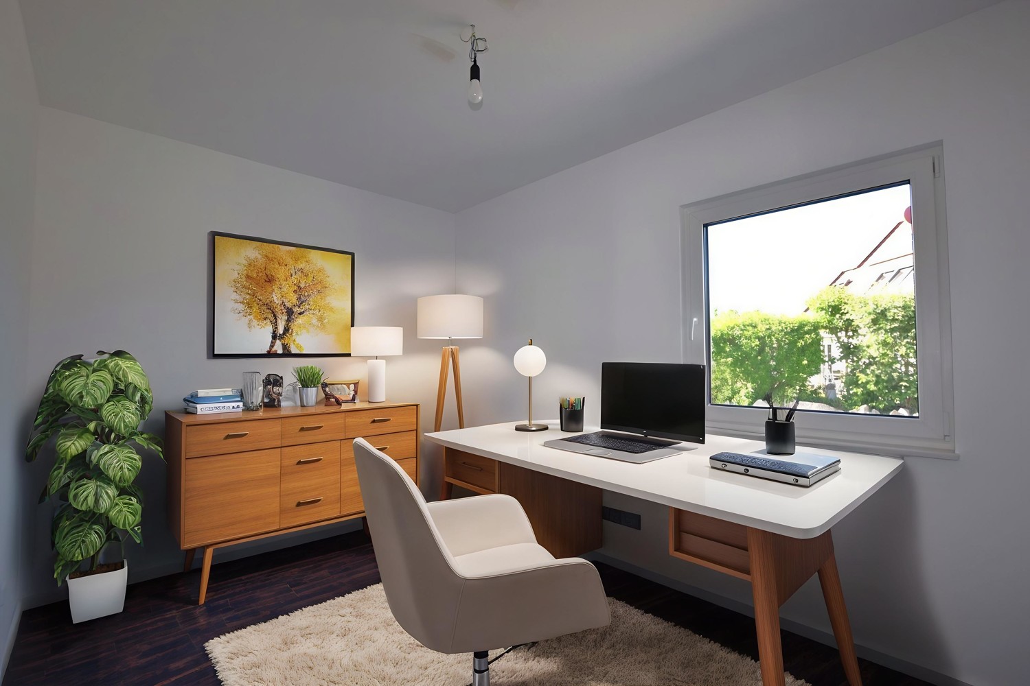 Arbeitszimmer gestaltet
