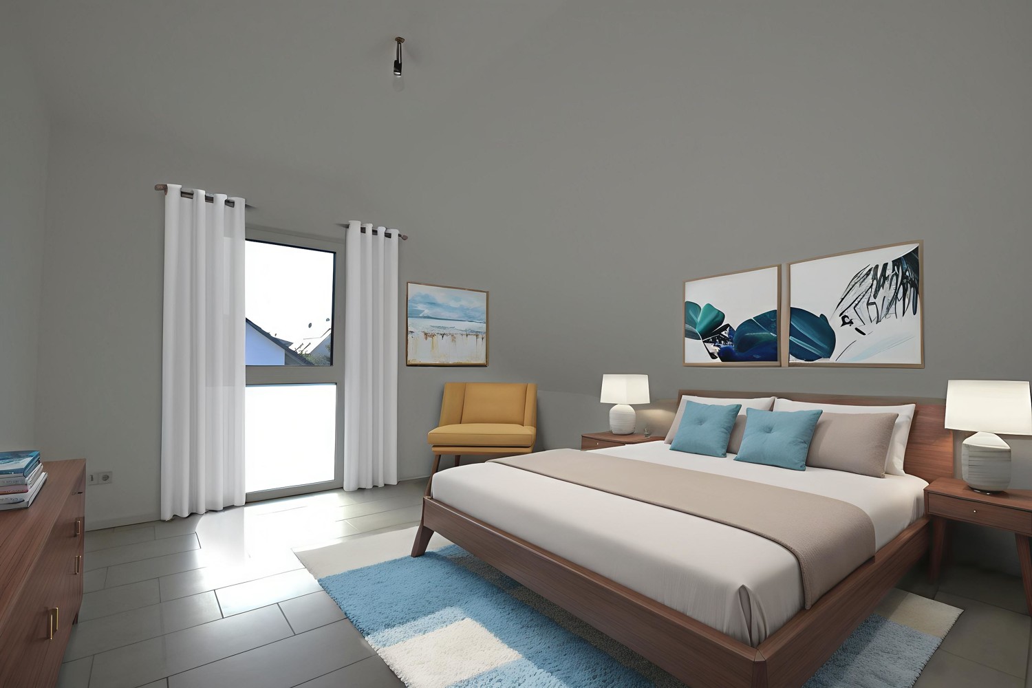 Schlafzimmer gestaltet