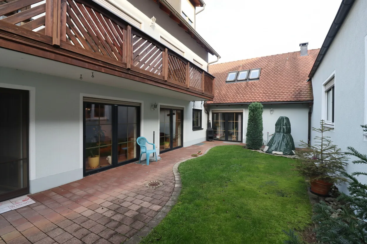 Innenliegender Garten