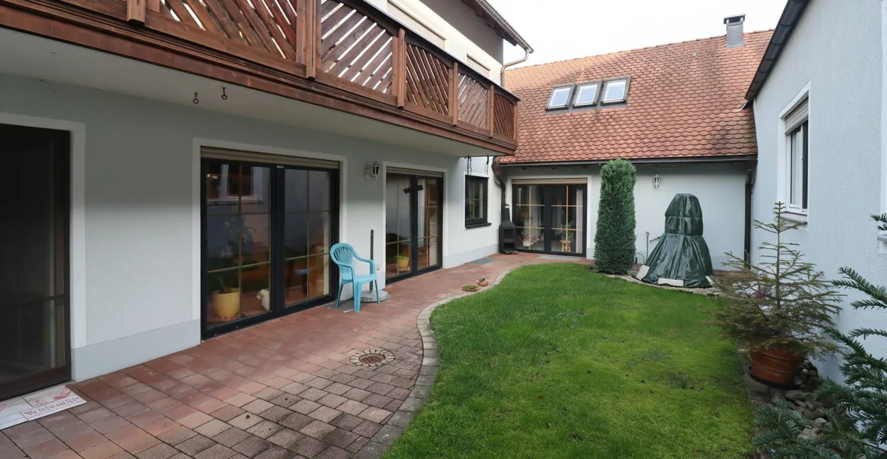 Innenliegender Garten