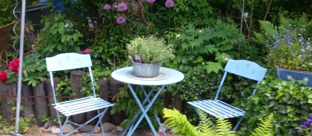 Sommerfoto Gartensitzplatz